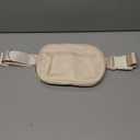 Boutique Belt Bag | Crossbody Fanny Pack for Women Fashionable Cute Mini Everywhere Bum Hip Waist Small Fashion Travel Chest Gold Accessories Adjustable Extended Strap Cream