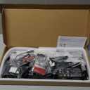 Under Cabinet LED Lighting Kit Plug in or Hardwired, 6 pcs 12 Inches Light Strips, 2000 Lumen, Super Bright, for Kitchen Counter, Closet, Shelf Lights, 31W, Warm White (6 Bars) (Black Cable-Warm White 3000K)