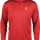 Dunbrooke Men's USC Trojans Legend 1/4 Zip (Medium, Red)