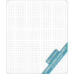 Naturehydro Office Chair Mat for Carpet – 60" x 46" Clear Plastic Desk Floor Protector for Carpeted Floors, Heavy Duty Computer Rolling Chair Mat for Home and Office (Rectangle)