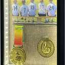 Shadow Box Frame Memory Boxes Display Cases with LED,10'' 8 '' Wood Dried Flower Picture Frame with Travel Keepsakes Memorabilia Medal for Hang Wall or Tabletop Photo Display Black