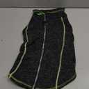 cyeollo Fleece Dog Jacket Reflective Dog Sweater Zipper up Small Doggie Coats with D Ring Jackets Indoor and Outdoor Warm Pet Clothes XL