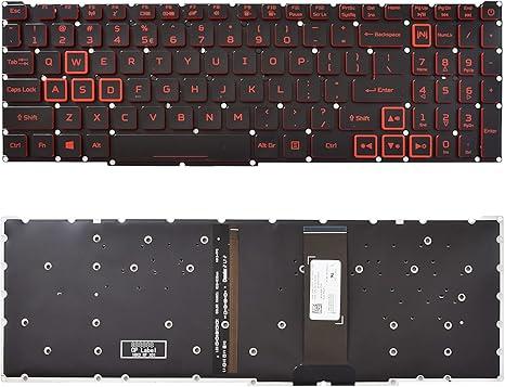 Replacement Keyboard with Backlit Compatible with Acer AN515-43 AN515-44 AN515-54 N18C3 AN517-51 AN517-52 N20C2 AN715-51 AN715-52 PT315-51 PT315-52 PH315-52 PH315-53 PH317-53 PH317-54