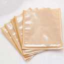 Kraft Paper Clear Front Paper Cookie Bags with Seal Heat-Sealable & Grease-Resistant, 5.1x7.5 Inches Bakery Bags with Window, Small Treat Bags Cookies Packaging Favor Bags (100 Pcs)