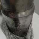 5" Inlet 8" Outlet Exhaust Tip 15” Length Stainless Steel Black