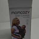 Momcozy Baby Carrier - Ergonomic, Cozy and Lightweight Carrier for 7-44lbs, Effortless to Put On, Ideal for Hands-Free Parenting, Enhanced Lumbar Support, Purehug for Infant to Toddler, Houndstooth (Cotton-Houndstooth)
