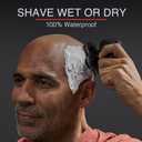 Remington Balder Pro XR7000 Head Shaver for Bald Men, Cordless Electric Razor, 5 Dual Track Rotary Blades, Waterproof Wet/Dry, Lithium Rechargeable, Hair Capture Chamber, Pop-Up Trimmer