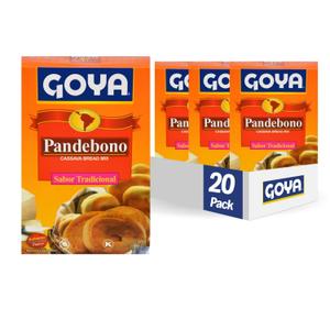 Goya Foods Pandebono Traditional Cassava Bread Mix, 14.11 Ounce (Pack of 20), (3190) Best by 04/25