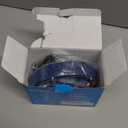 iClever BTH12 Kids Bluetooth Headphones,Colorful LED Lights Kids Headphones Wireless,74/85dBA Safe Volume,85H Playtime,Fast Charging,Bluetooth 5.2,Over Ear,Built-in Mic for iPad/Tablet/Airplane,Blue