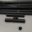 Poster Stand Banner Stand Poster Board Stand Foldable Floor Standing Sign Holder Adjustable Height Up to 88" Double Sided Tripod Retractable Banner for Wedding, Restaurant , Business, Supermarket Indoor Outdoor Poster (suitable for hard posters) (1 Pack, black)