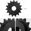 NICECNC 15T Front Countershaft Sprocket Compatible with Honda XR650L 1993 1994 1995 1996 1997 1998 1999-2024