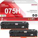 075H Toner Cartridge Black Compatible for Canon 075H Black Toner 075 H CRG075 Ink for Imageclass MF665Cdw MF663Cdw MF662Cdw LBP647Cdw LBP646Cdw MF660 and LBP640 Series Printer (2 Pack)