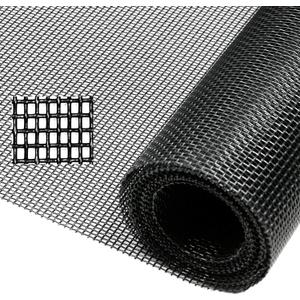 Tooltriz Pet Proof Window Screen Replacement, 39 inch W x 100 inch L, Upgraded Thicken Charcoal Mesh for Sliding Pet Screen Door Repair - Screen Door Protector for Dogs Patio Screen mesh