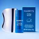 Harry's Cooling Eye Kit for Men - Gua Sha Depuffing Facial Massage Tool