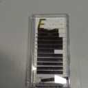 GLAMLASH Cashmere Ellipse Flat Lashes Split Tip Eyelash Extensions Natural Matte Soft Lightweight Classic Lash Extensions Professional Salon Use(0.15,C,8-15mm,ReddishBrown)