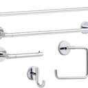Delta Towel Rack | 30 Inch Polished Chrome Extra Long Towel Bar for Bathroom, Kitchen | Trinsic Accessories