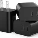 USB C Charger,Dual Port USB C Fast Charging BlockType C Wall Charger Plug for iPhone 15/14/13/12/11/ Pro Max/Plus/Xs Max/XR/X,iPad Pro/Samsung Galaxy(20W)