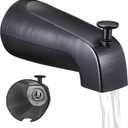Dreyoo Universal Bathroom Tub Spout Compatible with Westbrass E531D-1F-62, Fits 4 Inch Reach Wall Front Mount Tub Spout with Shower Diverter 1/2'' IPS Inside Thread Bathtub Faucet(Oil Rubbed Bronze)