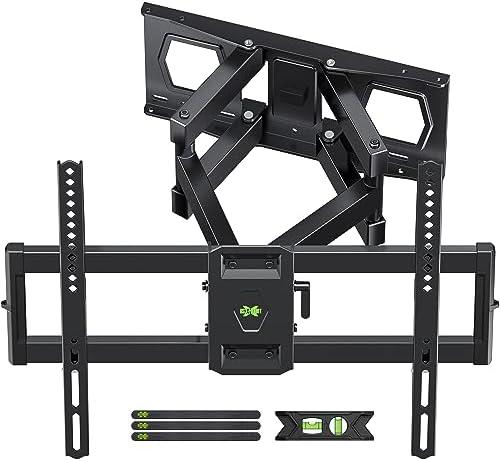 Full Motion TV Wall Mount for Most 37"-84" Flat Screen TV, Swivel or Tilt TV Wall Bracket with Dual Articulating Arms, for 12"-16" Wood Studs, Max VESA 600x400mm, Load 120 lbs by USX MOUNT
