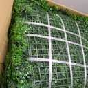 20"x20" (12P), Artificial Greenery Grass Wall Backdrop, UV-Anti | Faux Green Boxwood Panel for Patio Balcony Privacy, Green Hedge Ivy Fence Covering Privacy, Garden, Backyard Wall Home Decor