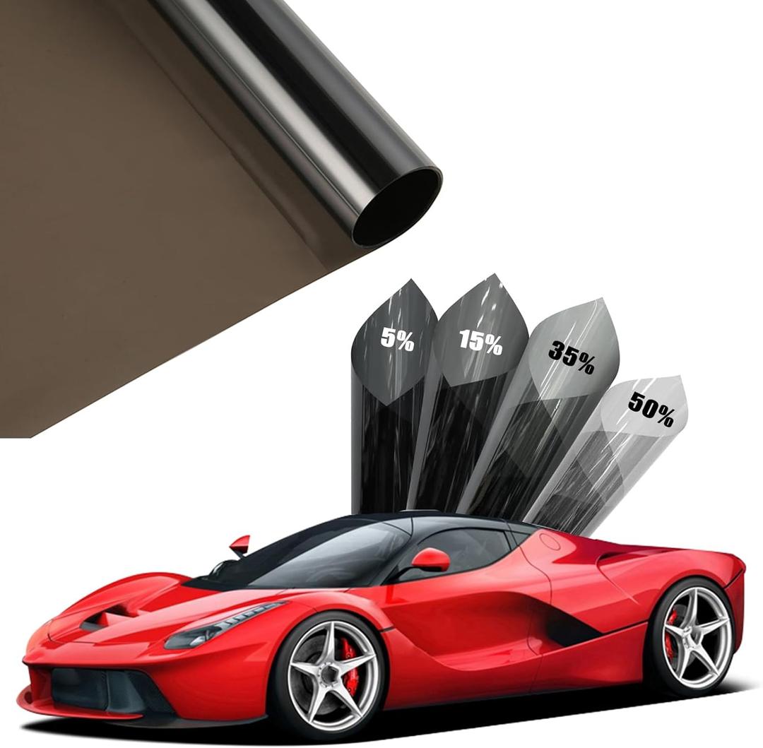 99% Anti-UV Window Tint Film Heat Blocking Anti Glare & Scratch Auto Car Privacy Window Tint Nano Ceramic Blackout Sun Shade Roll, 35% VLT, 24" in x 10'ft