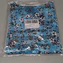 Womens Plus Size Summer Tunic Tops Short Sleeve Henley Shirts Ladies Flowy Casual Blouses for Leggings Blue S