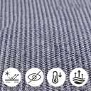 KANAGAWA 10'(W) x8'(H) Blue Grey Outdoor Roller Shade - Cordless Exterior Roll Up Sun Shade for Patio, Pergola, Front Porch, Gazebo - Outdoor Blinds Screens for Patio