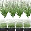 FOIMAS 12pcs Artificial Grass Plants,19.68" Faux Shrubs Wheat Grass Greenery Stems Fake Plants for Indoor Outdoor Home Decoration