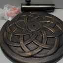 BACKYARD EXPRESSIONS PATIO HOME GARDEN 911554 21 Pound Umbrella Base, Bronze, 17.5 Inches X 2.3 Inches
