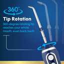 Waterpik Cordless Advanced 2.0 Water Flosser For Teeth, Gums, Braces, Dental Care With Travel Bag and 4 Tips, ADA Accepted, Rechargeable, Portable, and Waterproof, Blue WP-583