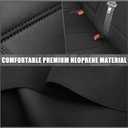 SAPUBK Rear Seat Covers Sets Replace for 2014-2018 Chevy Silverado/GMC Sierra 1500, Premium Neoprene with Composite Soft Foam Lining Breathable Seat Cover Cushion
