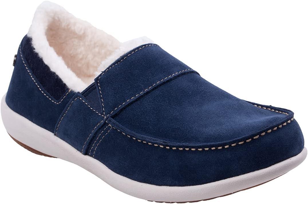 Spenco Women's Fiesta Cozy Slipper (5, Peacoat)