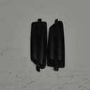 X AUTOHAUX 2pcs Air Flow Intake Cover Vent Decorative Bonnet Vent Hood Cover Black for Car