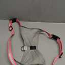 Visinite LED Dog Harness, USB Rechargeable Light Up Dog Vest, 2 Illuminate Modes Glow in The Dark Dog Harness, Adjustable Lighted Pet Harness Light for Night Walking Safety (Pink, XL)