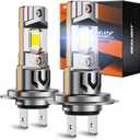 SEALIGHT H7 Bulb For Fog/ATV, 65000LM 65W 2025 New Modle, 6500K Eye-protected, Wireless Non-polarity 1:1 Size Easy Installation, 10 Years Lifespan, 2 Pack