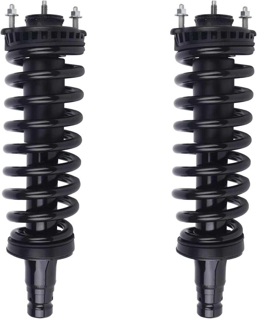 Autoround pair 171341 Front Complete Strut Shock Absorber Compatible with Chevy Trailblazer 02-09, GMC Envoy 02-09, Buick Rainier 04-07, Oldsmobile Bravada 02-04 Struts with Coil Spring Assembly