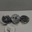 Glass Pendant Lights Kitchen Island 3 Pack, Black Kitchen Pendant Lighting Over Island with Rod, Modern Mini Hanging Light for Sink Dining Room, CH9176BK-3PK