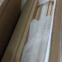 RUSTOWN Rattan Bathroom Wall Cabinet, Modern Boho Medicine Cabinet with Two Arched Rattan Doors, Over The Toilet Storage Cabinet with Adjustable Shelf and Towel Bar for Bathroom (Natural,Medium)