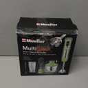 Mueller Multistick 800W 4-in-1 Immersion Blender Handheld, 12 Speed Hand Mixer - Turbo Boost, Heaviest Duty Copper Motor, Titanium Blades Hand Blender, Milk Frother Wand, Green Kitchen Accessories