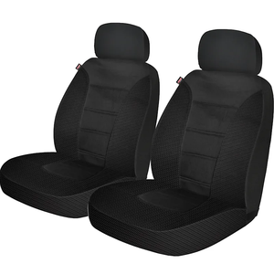 Dickies 2 Pc Dual-Protection Seat Covers - Black