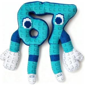 Brainrot Six Seven Plush Brainrot 6 7 Plush Blue Style 10 inch (67 Blue)