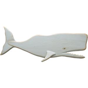 Primitives by Kathy 20588 Shaped Wooden Wall Art, 24.25 x 7.75-Inches, Whale