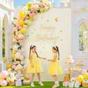 Square Arch Backdrop Cover, 6.6FT x 4FT Ivory Stretchy Spandex Fitted Square Arch Stand Cover for Birthday Party Wedding Ceremony Banquet Photo Decoration