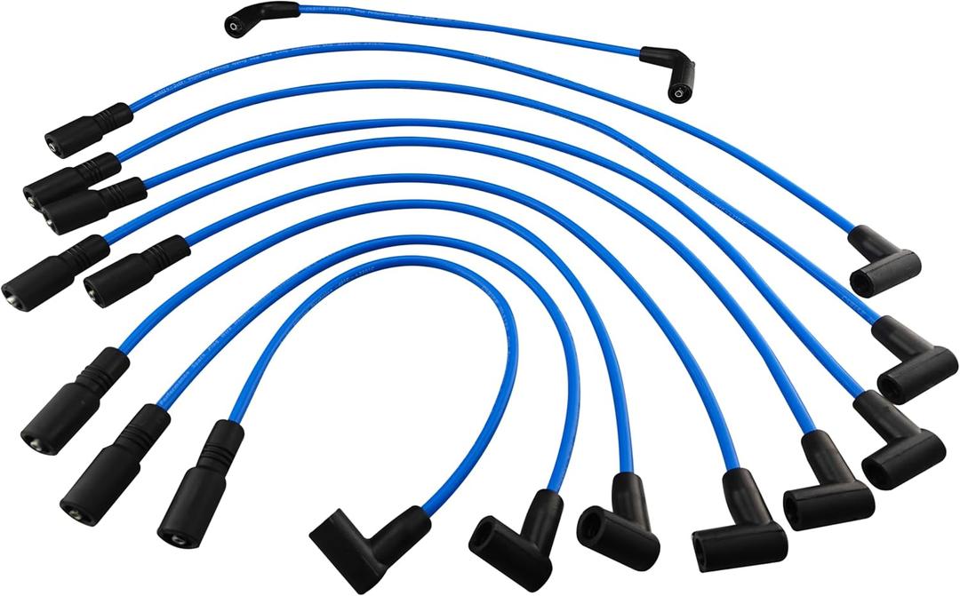 Spark Plug Wires For LT1 LT4 C/K/Express/Savana 1500/2500/3500 Escalade Cargo Van P30 Silverado Suburban 1500 Tahoe W3500/4500 Tiltmaster G/P 3500 W3500/4500 Yukon NPR 5.0 5.7 96-03