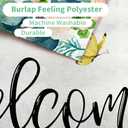 CROWNED BEAUTY Spring House Flag Floral 28x40 Inch Double Sided for Outside Welcome Burlap Large Yard Holiday Decoration CF747-40