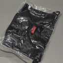 pack all Water-Resistant Material Zipper Pouch, Mesh Zipper Bags for Storage, Travel, Office (Black, Medium)