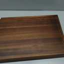Large Acacia Wood Serving Tray with Metal Handles - 36" Long Charcuterie Board for Cheese, Meat & Appetizers - Perfect for Kitchen, Entertaining, Gatherings & Home Decor