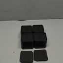 Bed Risers Furniture Risers Heavy-Duty Rectangular Adjustable Block Lift to 3 inches and 4.3 inches Desk, Sofa, Chair Legs, Refrigerator, Washing Machine Support up to 4000 Pounds (2-layer (3inches), Square-Black-4 Pack)