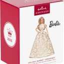 2 x Hallmark Keepsake Christmas Ornament, Holiday Barbie, Gifts for Barbie Fans