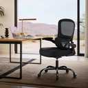 MINILIVE Compact Ergonomic Office Chair, Black
